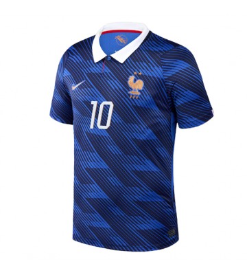 Frankrig Kylian Mbappe #10 Hjemmebanetrøje VM 2026 Kortærmet